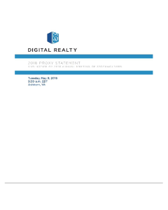 2018 Proxy Statement